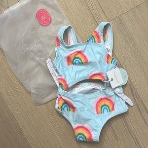 NWT Sweet Honey Bathing Suit in Candy Rainbows